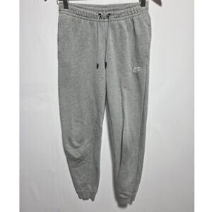 Nike Essentials Fleece Gray Woman's Joggers XS Loungewear Athleisure